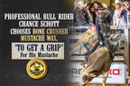 Mustache Wax Extra Strong Hold | 1oz Bone Crusher Moustache & Beard Wax Tin | Grooming For Men | Perfect For Dali Curly English Handlebar Mustaches By Death Grip | Heat Source Required