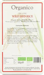 Organico Wild Red Rice Wholegrain 500g