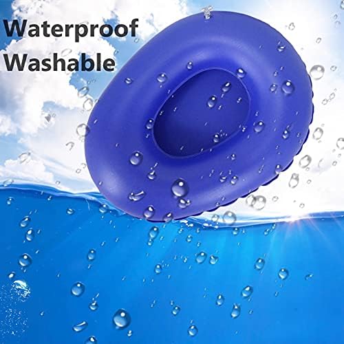 Portable Air Bedpan Inflatable Cushions Potty Washable Air Inflation Bed Pans for Home Hospital Elderly Bedridden Females Inflatable Stool Toilet Nursing Toilet