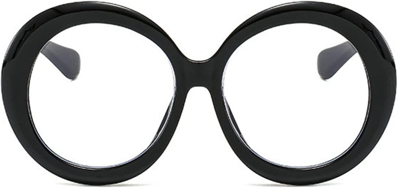 willochra Oversized Spring hinge Readers Blue Light Blocking Computer round Reading Glasses for Women Men