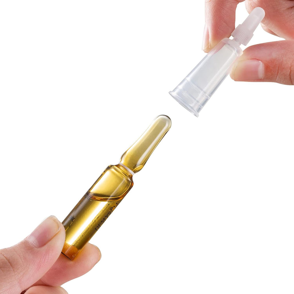 Skincare Ampule Opener & Plastic Applicator Tip 2 in 1 for 1 mL/2 mL (Pack of 6)