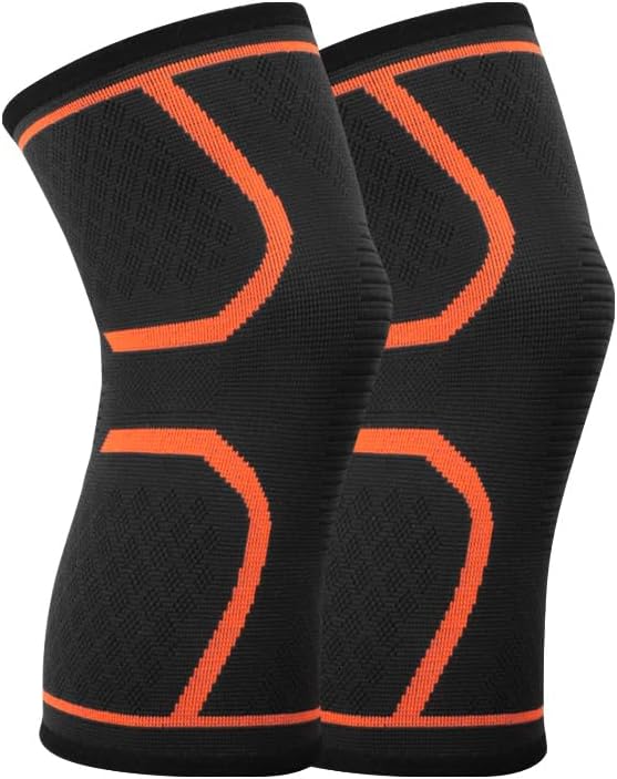Knee Brace, Knee Compression Sleeve Support, Knee Support, for Running, Basketball, Workout, Sports, for Men and Women