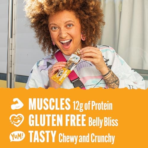 Lenny & Larry's Cookie-fied Protein Bar – Peanut Butter Chocolate Chip Vegan 9x45g – Healthy Snacks with 12g Plant Protein & 5g Fiber – Gluten Free Power Bar, Non-GMO & Vegan