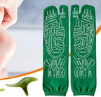 Foot Massage Socks,Colorful Christmas Socks | English Elastic Christmas Socks - Soft Holiday Supplies, Fun Massage Accessories for Travel