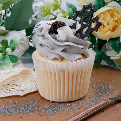 Silver Sanding Sugar - Sparkling Sugar Crystals for Baking Decorations (130g/4.6oz) - Edible on Cookies, Cupcakes, Cakes, Ice Cream | Wedding, Party, Valentines Sugar Sprinkles