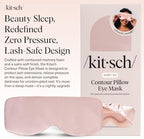Kitsch Contour Pillow Eye Mask – Softer Than Silk Eye Masks for Sleep, Blindfold Sleep Masks for Women & Men, No Eye Pressure, Lightweight, Eye Care, Travel Essentials - Blush