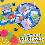 Jolly Ranchers Heart Lollipops – 40 Count Bag – Bulk Valentine Candy, Assorted Fruit Flavors – Heart-Shaped Lollipops for Parties, Classroom Exchange, Candy Buffets, and Gifting