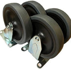 Buy Casters - Set of 4 - Replacement Casters Compatible with Rubbermaid Commercial 4400 & 4500 Series Carts - 5" Non-Marking Wheels