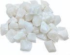 1 LB White Quartz - Natural Raw Stones for Tumbling, Cabbing, Fountain Rocks, Decoration, Polishing, Wire Wrapping, Wicca & Reiki, Gemstone, 1 Inch+ Size, 2000+ Carat