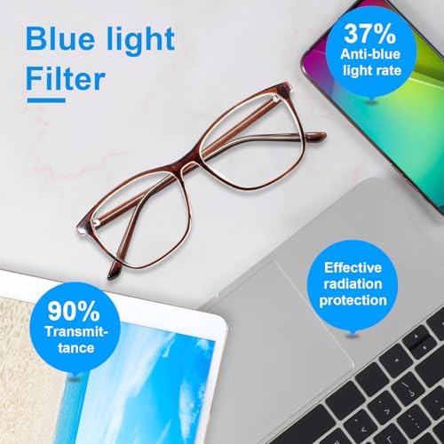 OCCI CHIARI Blue Light Glasses for Women Non Prescription Glasses Fashion Eyewear Full Rim Optical Frame