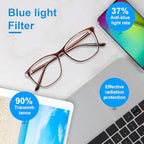 OCCI CHIARI Blue Light Glasses for Women Non Prescription Glasses Fashion Eyewear Full Rim Optical Frame