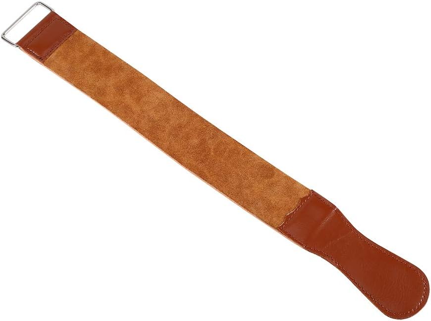 Straight strop Leather Shaving Sharpener Strap Manual Barber Straight Knife Sharpening Belt for Any Straight