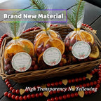 WIKDAY Cellophane Bags 50 PCS 6x10 Inches Clear Gift Gags with Ties Plastic Treat Party Favor Candy Bags for Gift Giving, Packaging Snack, Products