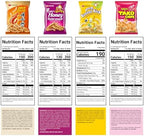 Nongshim Korean Variety Snack Pack, Original Shrimp Crackers, Honey Twist Snack, Banana Kick, Tako Chips, Variety Pack, Snacks for Kids, Sport Event Essential, Korean Snacks (Pack of 4)