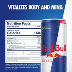 Red Bull Energy Drink, 114mg Caffeine | Taurine & B Vitamins | 12 Fl Oz | Pack of 8 Cans