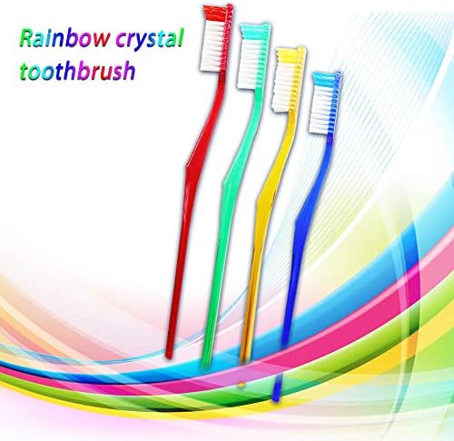 DR PERFECT Adult Smoker’s Toothbrushes Firm Toothbrush Super Hard Bristles for Teeth Whitening Pack of 4
