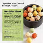 NUTS U.S. - Japanese Coated Peanut Crackers | Japan Mix | No Trans Fat and Non-GMO | Natural Snacks | Packed in a Resealable Bag!!! (Japan Mix, 3 LBS)