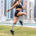 Compression Socks Knee High Circulation Support Socks For Women Men Athletic Running Work Hiking Cycling Travel
