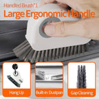 13Pcs Crevice Cleaning Brush Set, Window Groove Cleaning Brush Kit Hard Bristle for Sliding Door, Sill, Tile Lines, Shutter, Corner, Grout, Sink