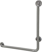 Kingston Brass GBL1424CSL1 24"x 24" L-Shaped Grab Bar - Left Hand, Mirror