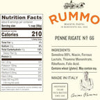 Rummo Pasta Variety Pack - Spaghetti Noodles, Fusilli, Penne Rigate, Farfalle, Ziti, Made with Semolina Flour, Pasta from Italy - 16 Ounce (Pack of 5)