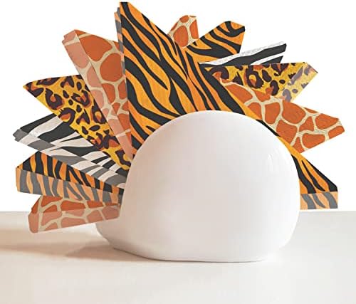 Jungle Safari Animal Print Napkins - Paper Napkins for Safari Themed Party & Events, 3 Ply 48 Pack