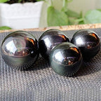 Rainbow Obsidian Sphere Obsidian Quartz Ball Rare Natural Rainbow Sheen Eyes Obsidian Polished Crystal Sphere Ball Decoration