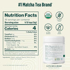 Jade Leaf Matcha Organic Ceremonial Grade Matcha Powder - Authentic Japanese First Harvest Green Tea for Ceremonies, Usucha, Lattes 30g / 1.06 Ounce Tin (Pack of 1)