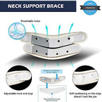 Wonder Care Rigid Cervical Collar Neck Brace for Restricting Cervical Motion -Relieves Neck Discomfort, Pain and Spine Pressure for Women and Men