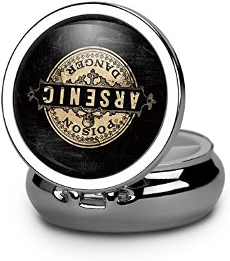 Arsenic Vintage Style Pill Box Case Pillbox Holder Trinket Stash Box Arsenic Vintage Style Medicine Vitamin Pill Organizer Case