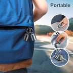 2 Pack Mini Pills Case Small Pill Holder Keychain for Purse - Portable Travel Pill Container Keychain, Waterproof Metal Daily Medicine Organizer Box for Office Outdoor Camping (Black & Grey)