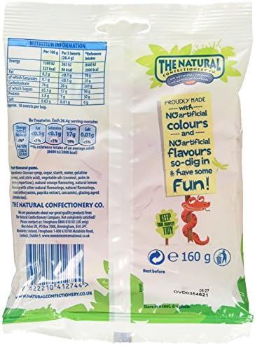 The Natural Confectionery Co Jelly Snakes - 160g