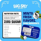 Big Sky Sugar Free Peppermint Mints - 50 Count Tin (Pack of 6) | Kosher Certified, Vegan Peppermint Candy | Aspartame & Gluten Free | Natural Breath Mints for Travel & Sharing, Long Lasting Freshness