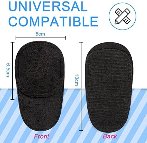 4 Pack Eye Patches for Kids Girls Boys, Right & Left Eye Patch for Glasses, Lazy Eye Patch for Children Treating Lazy Eye Amblyopia Strabismus and After Surgery(Black)