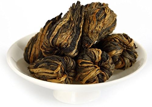 GOARTEA Dianhong Black Tea - 50g / 1.76oz Nonpareil Supreme Grade - Chinese Yunnan Fengqing Dian Hong Tea Loose Leaf - Dianhong Pagoda Shape