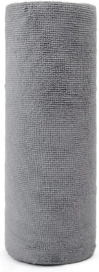 Reusable Cleaning Wipe Household Kitchen Cloth Microfiber Towel Rolls Dish Rags Wash Paper Towel Replacement 1 Roll of 20 Sheets(Gray)