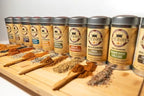 Dutch Oven Smokehouse Variety Spice gift Pak III - Motherlode, Trail Dust, Californio, Wyoming - Handcrafted Seasoning for Brisket, Pork, Ribs & Chicken - All-Natural BBQ Rubs - Authentic Western Smokehouse Flavors - 4x10.5oz