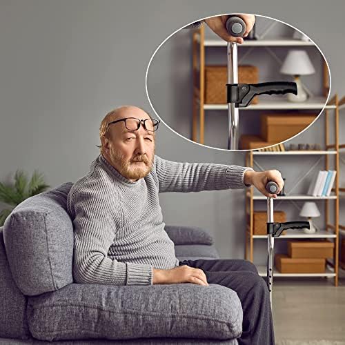 Cane Handle for Standing Aids Seniors Stand Assist Walking Upright Crutches Accessories Mobility Aids & Equipment Balance Support Walking Sticks to Get up for Men Women Elderly