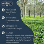 Organic Positively Tea Company, Assam TGFOP Black Tea, Loose Leaf, 4 Ounce