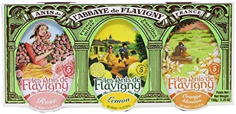 Les Anis de Flavigny Candy Gift Set Collection (Rose, Lemon, Orange Blossom)