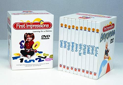 10 Pack DVD Bundle Preschool Learning Encyclopedia Set for Preschool Children by Baby's First Impressions®