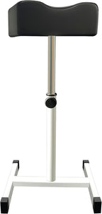 CHAOEEMY Pedicure Foot Rest,Adjustable Height Pedicure Stool,Pedicure Stand for Home Salon,Tattoo,Nail Tech(Black)