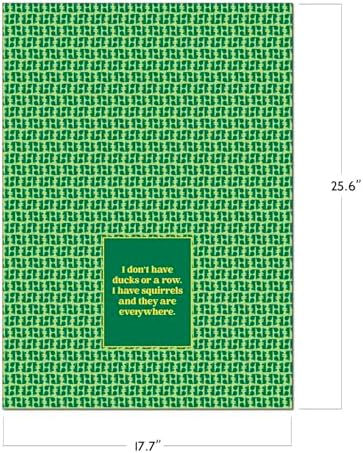 Chris's Stuff Funny Tea Towel 17.7" x 25.6" General Humor I Don’t Have Ducks Quotes Dish Towel, 100% Cotton Kitchen Towel, Machine Washable | Great for Kitchen or Bar Towel Gift