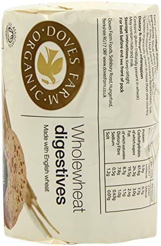 Doves Farm Organic Wholewheat Digestives (200g) - Pack of 2