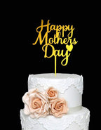 10pcs Happy Mothers Day Cake Topper Cake Picks Acrylic Sticks Happy Mothers Day Sign for Flower Bouquet for Motherday Birthday Cupcake Party Favors Decorations