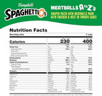 SpaghettiOs A to Z's Canned Pasta with Meatballs, 15.6 oz Can (Pack of 4)