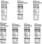 Kellogg's Cold Breakfast Cereal, Bulk Pantry Staples, Kid Snacks, Variety Pack (48 Boxes)