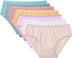Women’s 100% Cotton Disposable Underwear Mid Waist Briefs Panties for Travel Hospital Stays Underpants (10 pack)