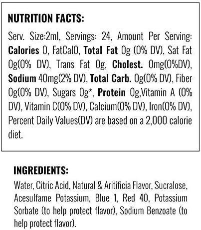 Crush, Orange, Liquid Water Enhancer – New, Better Taste! (4 Bottles, Makes 96 Flavored Water Drinks) – Sugar Free, Zero Calorie