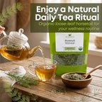 Biokoma Organic Horsetail Herb Tea 50g (Shavegrass) – Supports Healthy Hair, Skin and Nails – USDA Certified Organic Loose Dried Leaves in Resealable Pouch, No Additives, Kosher